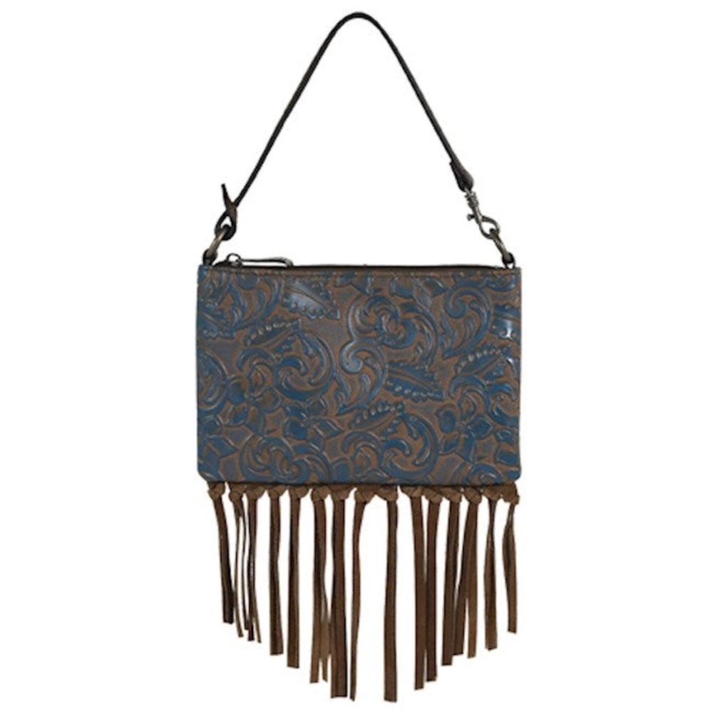 Justin Boots Women's Turquoise Mini Shoulder Bag NWT - Picture 8 of 8